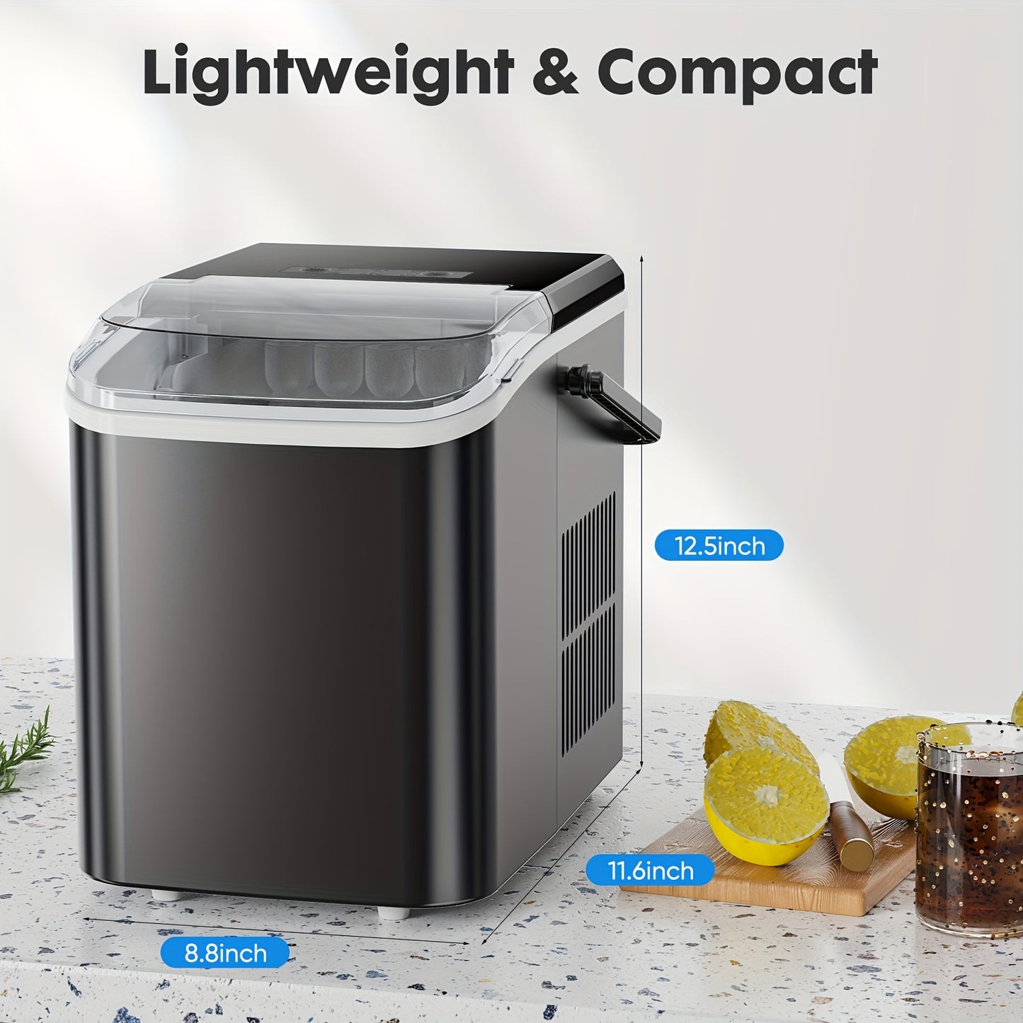26lbs Portable Countertop Ice Maker Machine