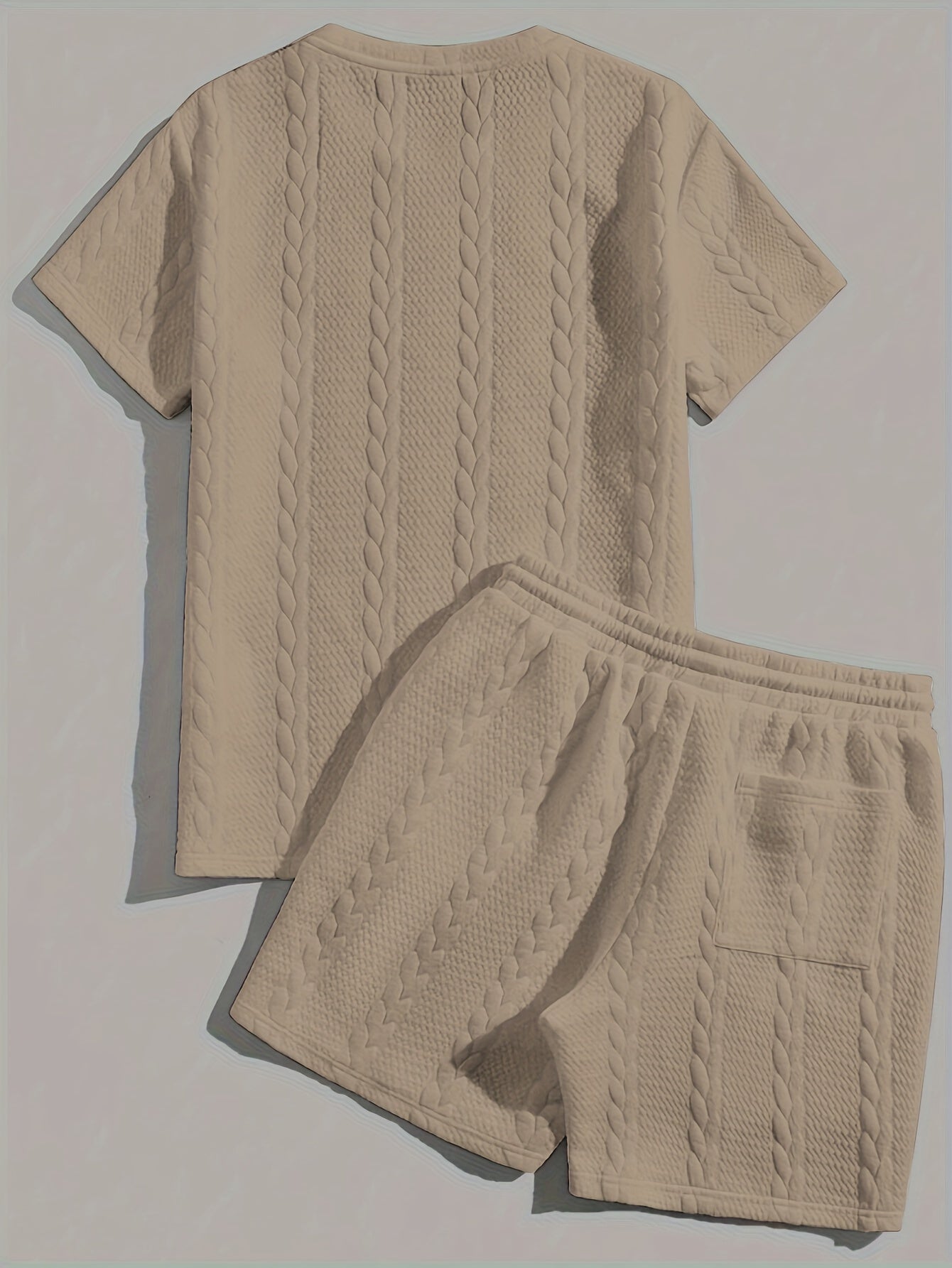 Men's Casual Knit Clothing Set