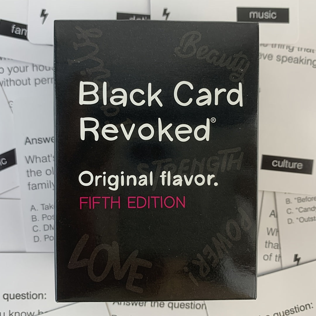 Authentic Black Card Revoked: Original Flavor Fifth Edition