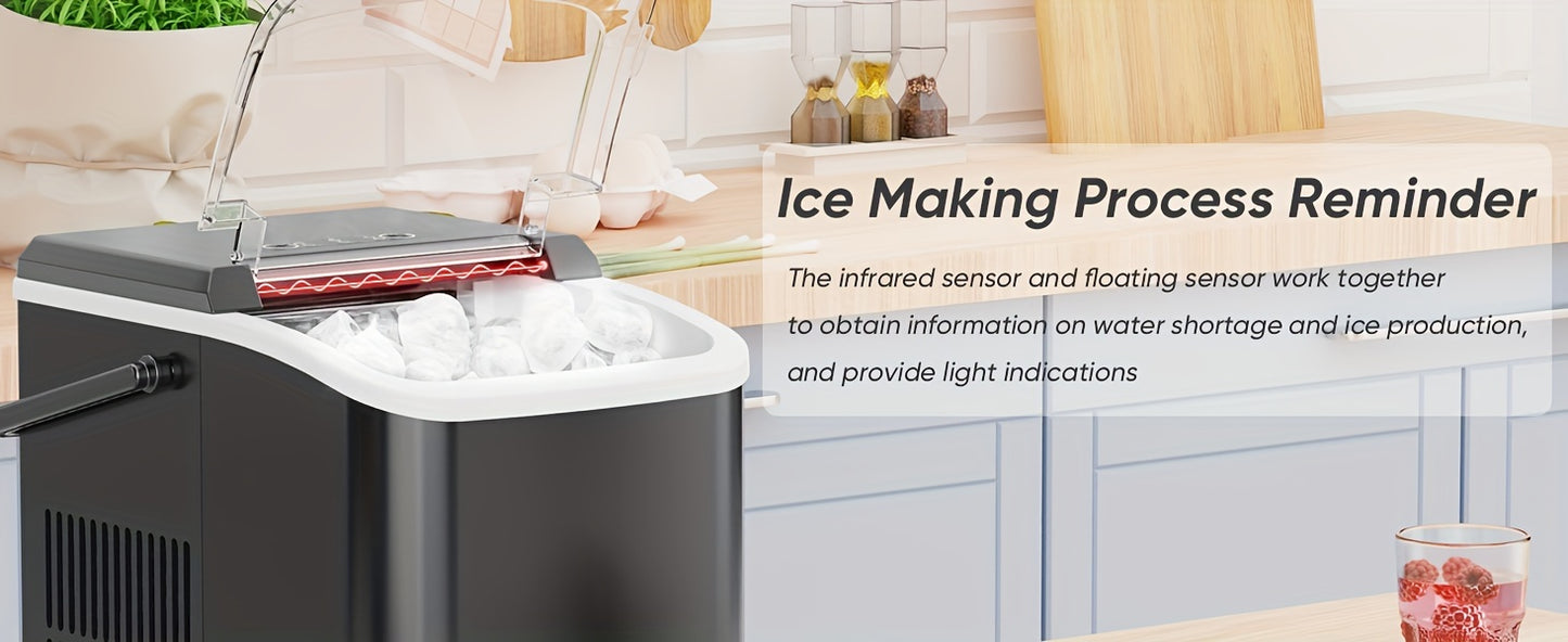 26lbs Portable Countertop Ice Maker Machine