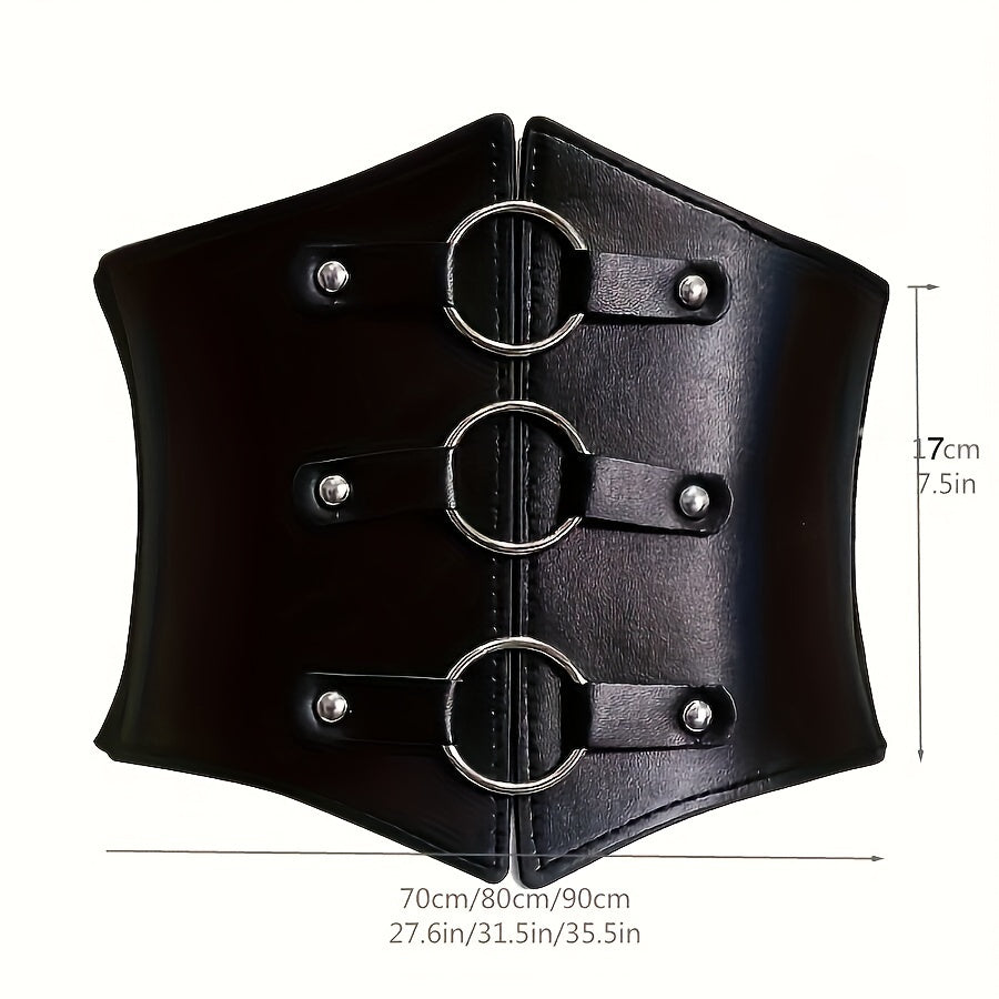 1pc Stylish Wide Elastic Waist Belt