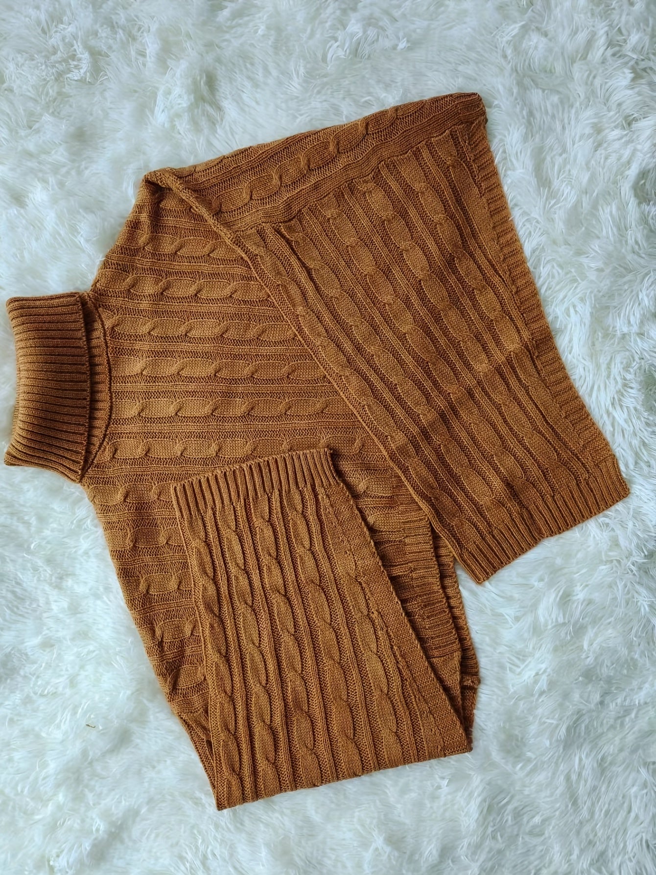 Turtleneck Cropped Sweater