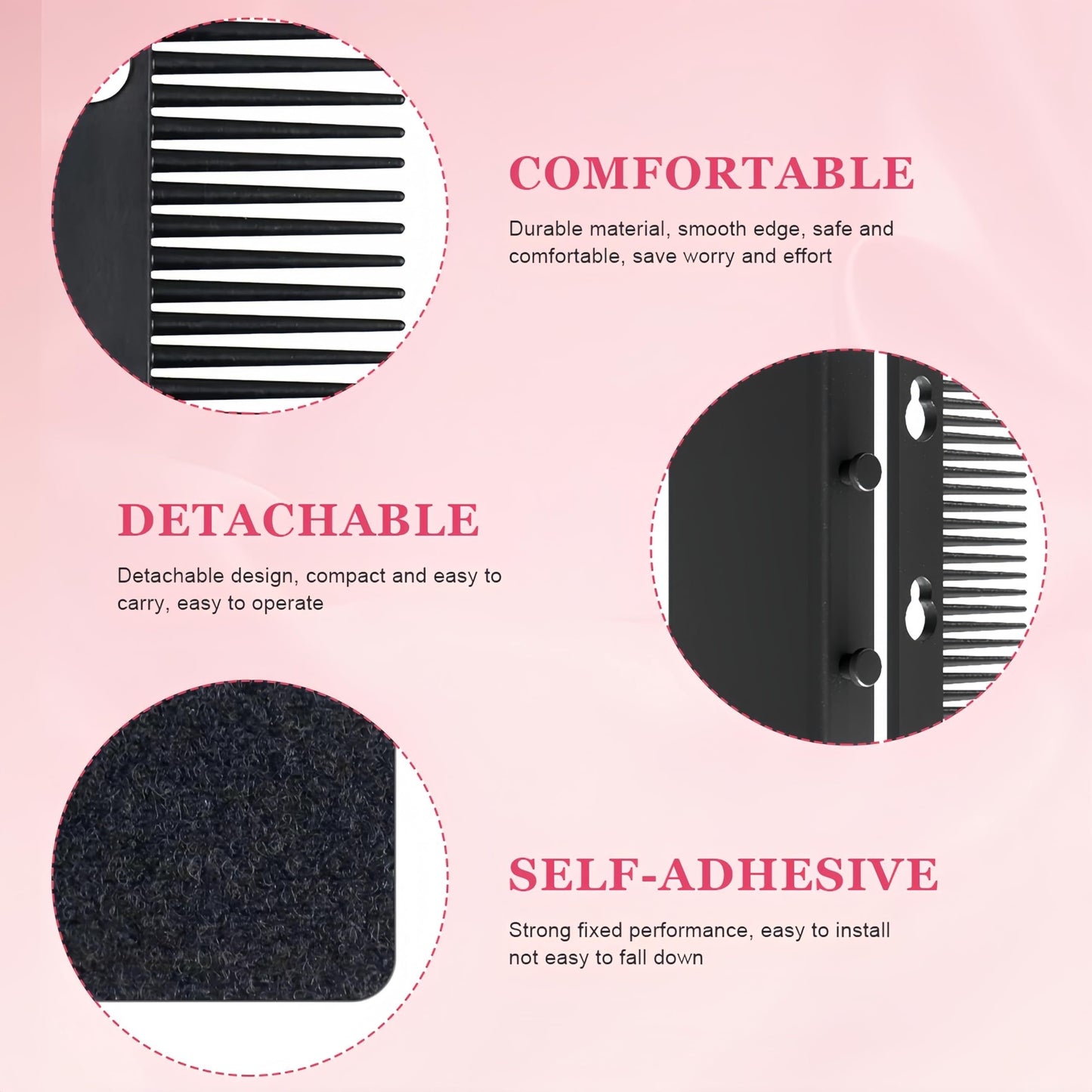 Premium Hair Straightener Comb Attachment for Professional