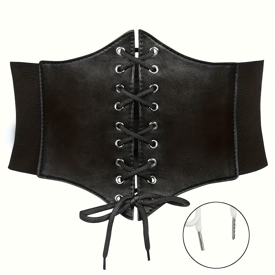 1pc Stylish Wide Elastic Waist Belt