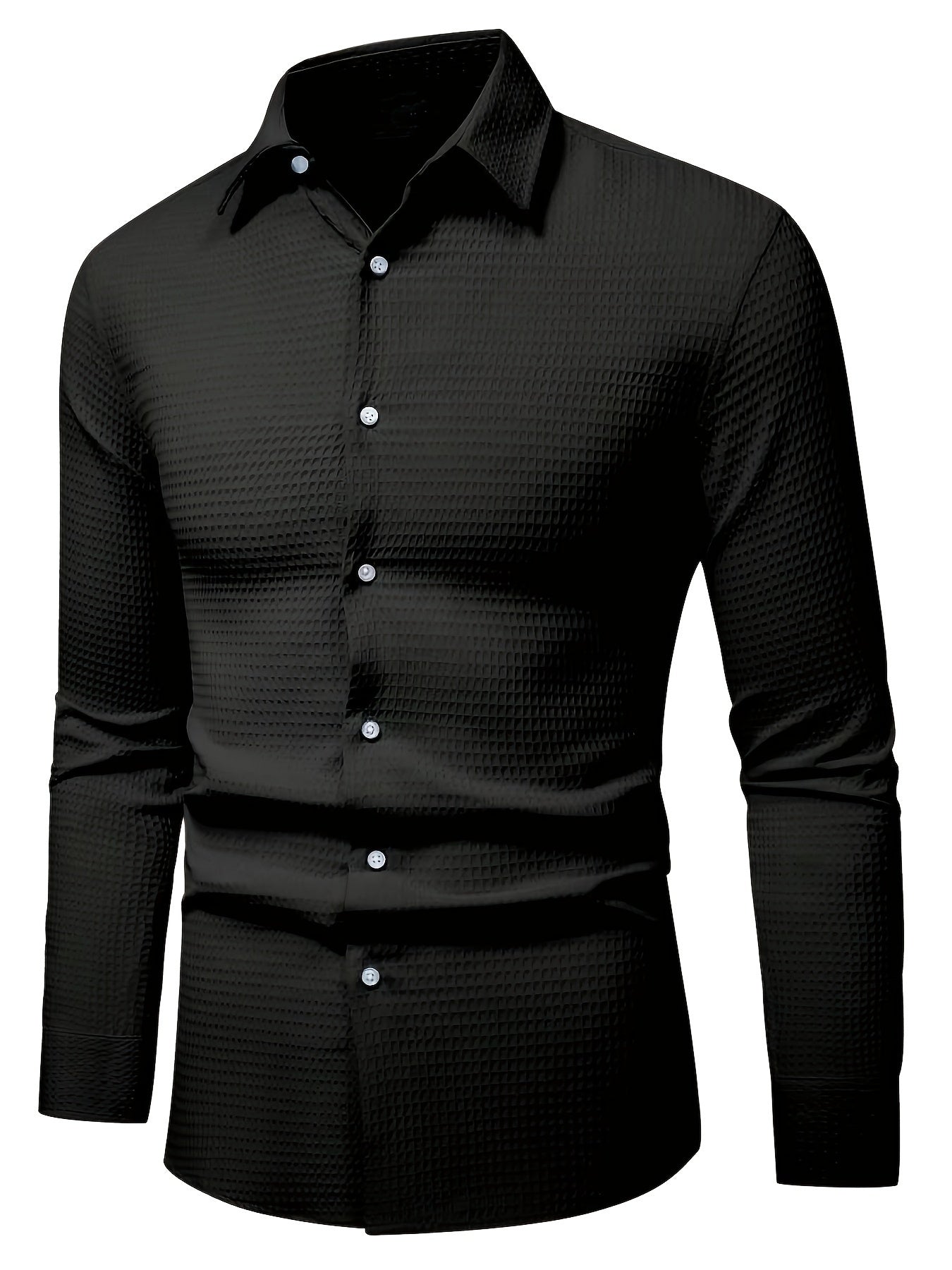 Long Sleeve Waffle Shirt