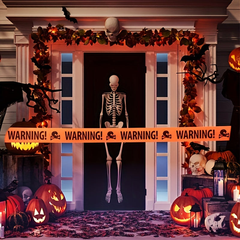 2pcs, 33ft Halloween Fright Caution Tape