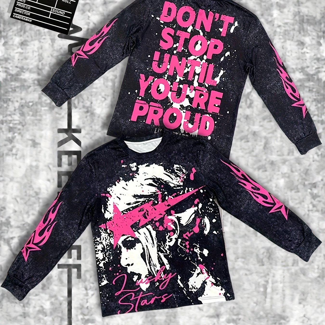 Street Style Crew Neck Sweatshirt