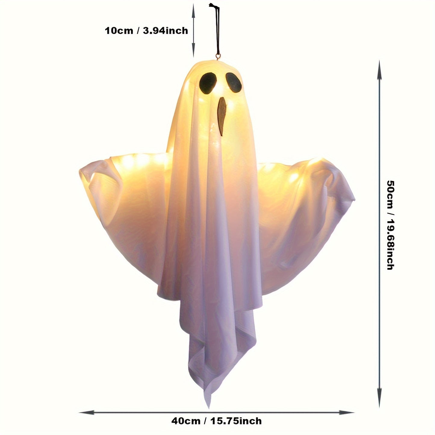 20-Inch Spooky Halloween LED Light with 3 Flashing Modes