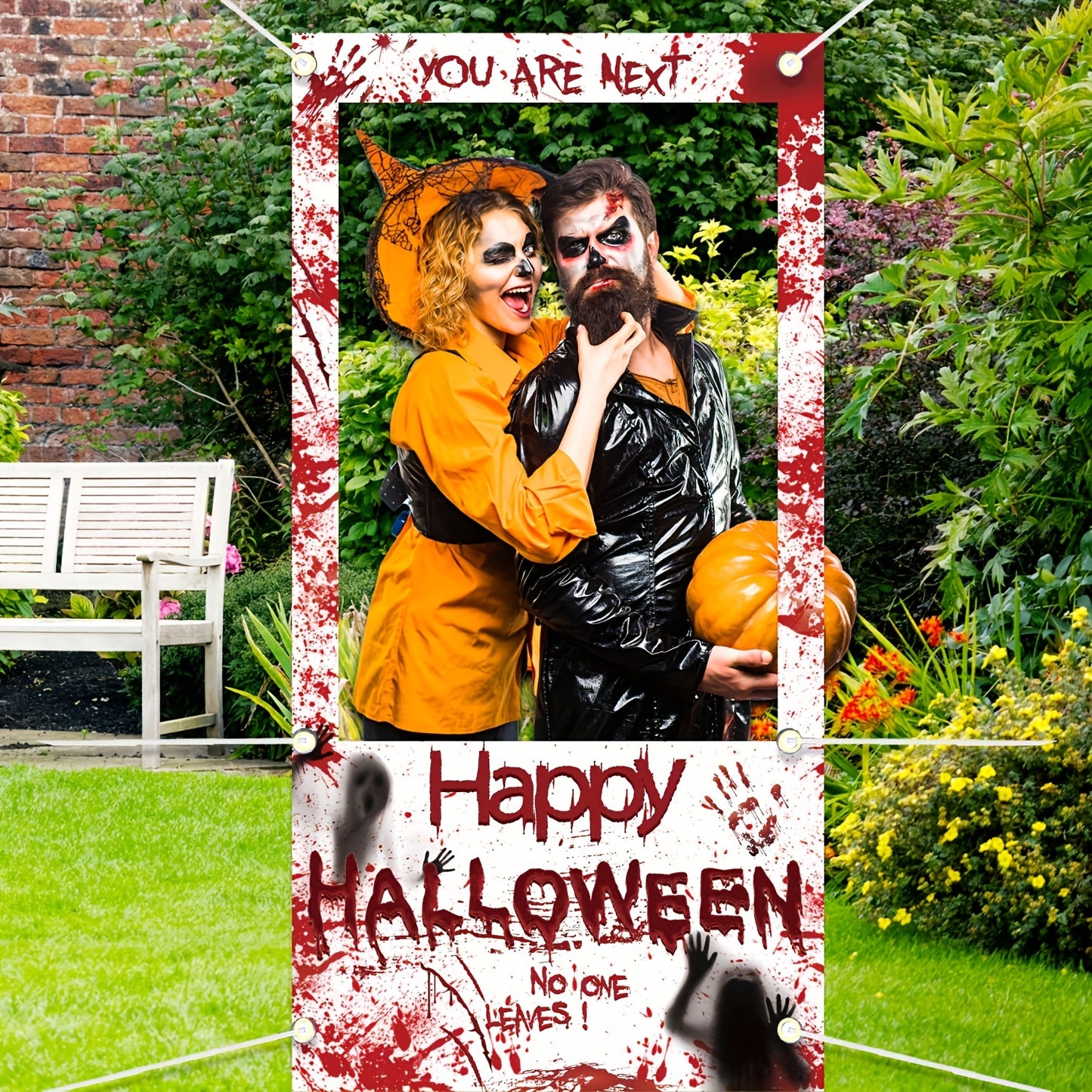 Halloween Bloody Door Curtain