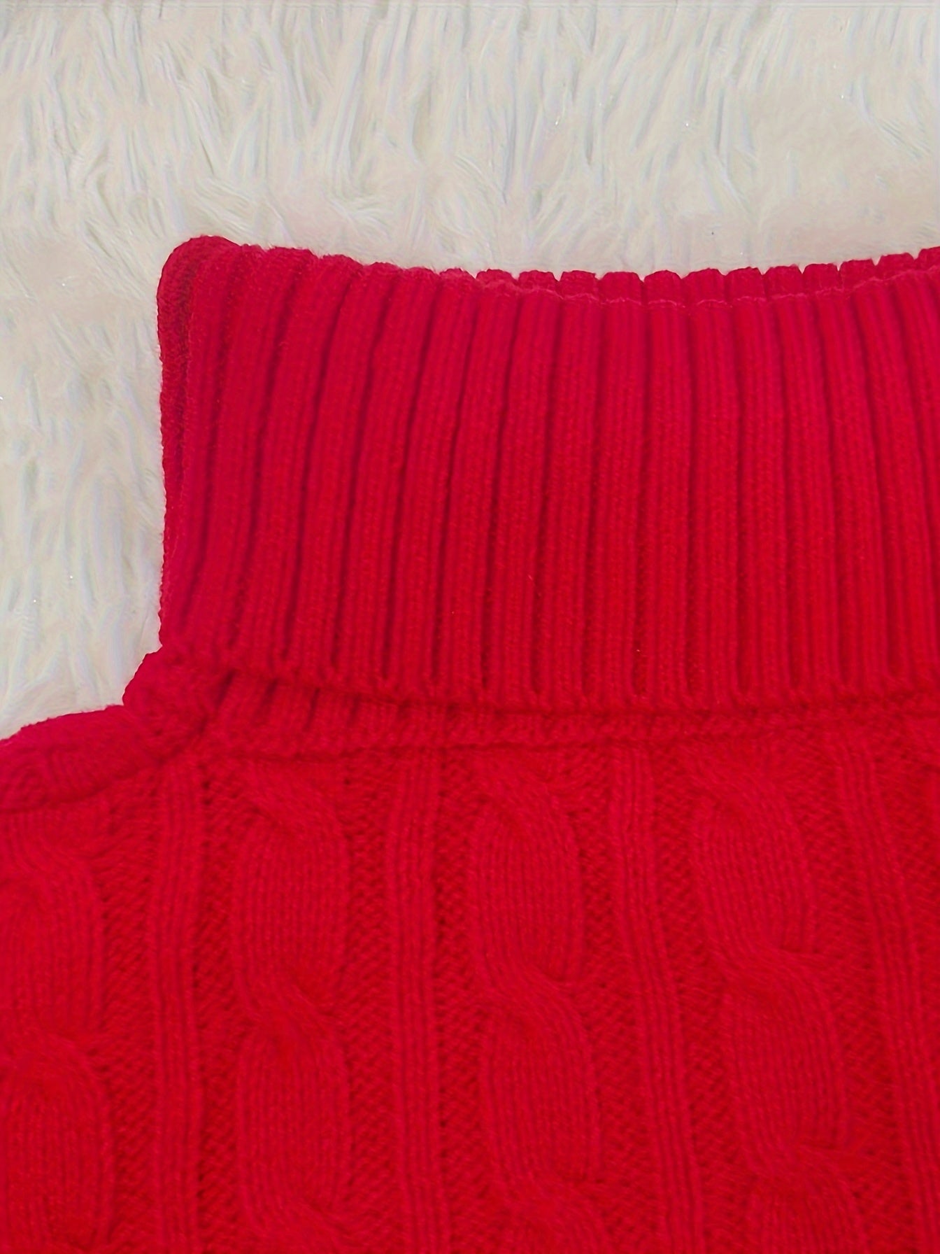 Turtleneck Cropped Sweater