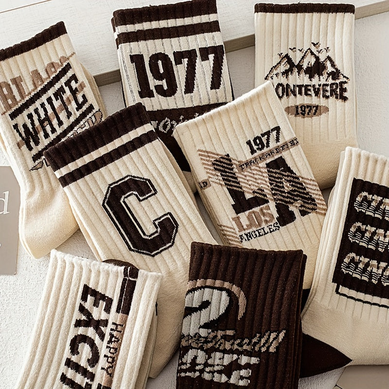 5 Pairs of Premium Men's Crew Socks