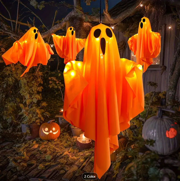 20-Inch Spooky Halloween LED Light with 3 Flashing Modes