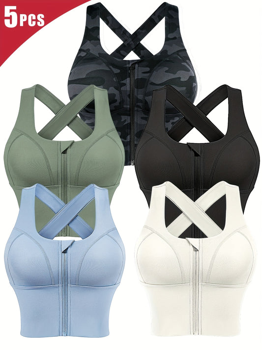 5pcs Women'S Compression Tank Tops