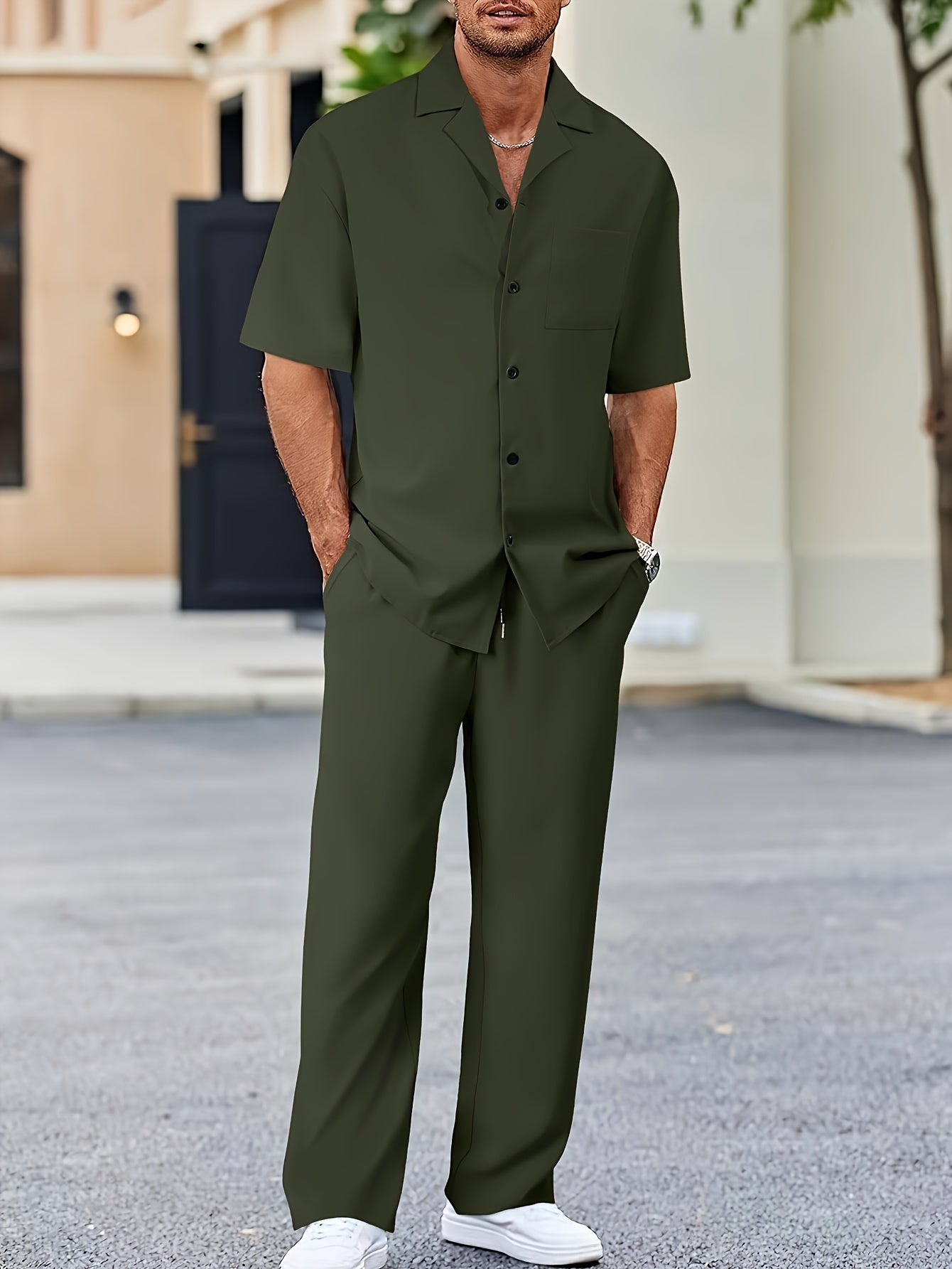 Men's Casual Suit-Inspired Set