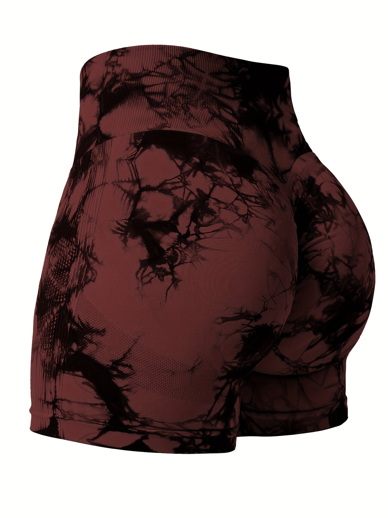 12 Pcs Tie-Dye Women's Fitness Shorts