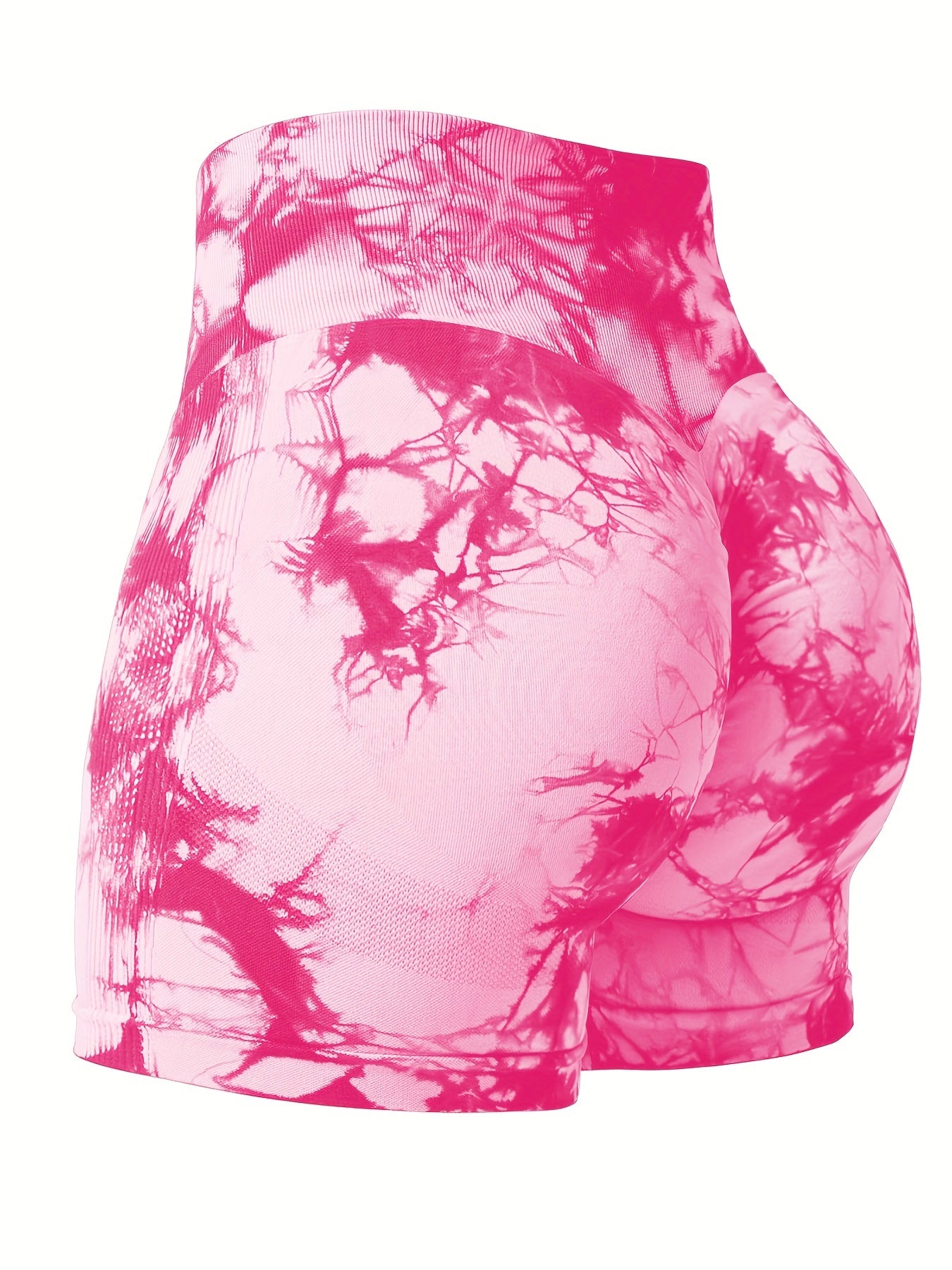 12 Pcs Tie-Dye Women's Fitness Shorts