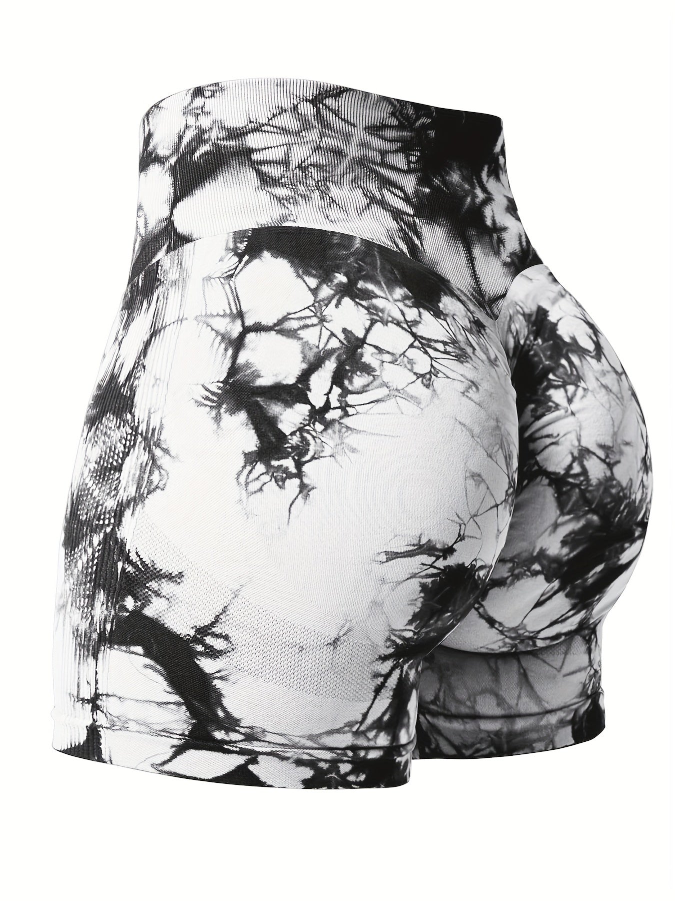 12 Pcs Tie-Dye Women's Fitness Shorts