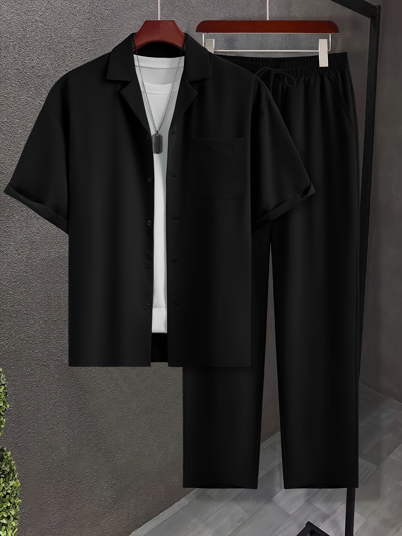Men's Casual Suit-Inspired Set