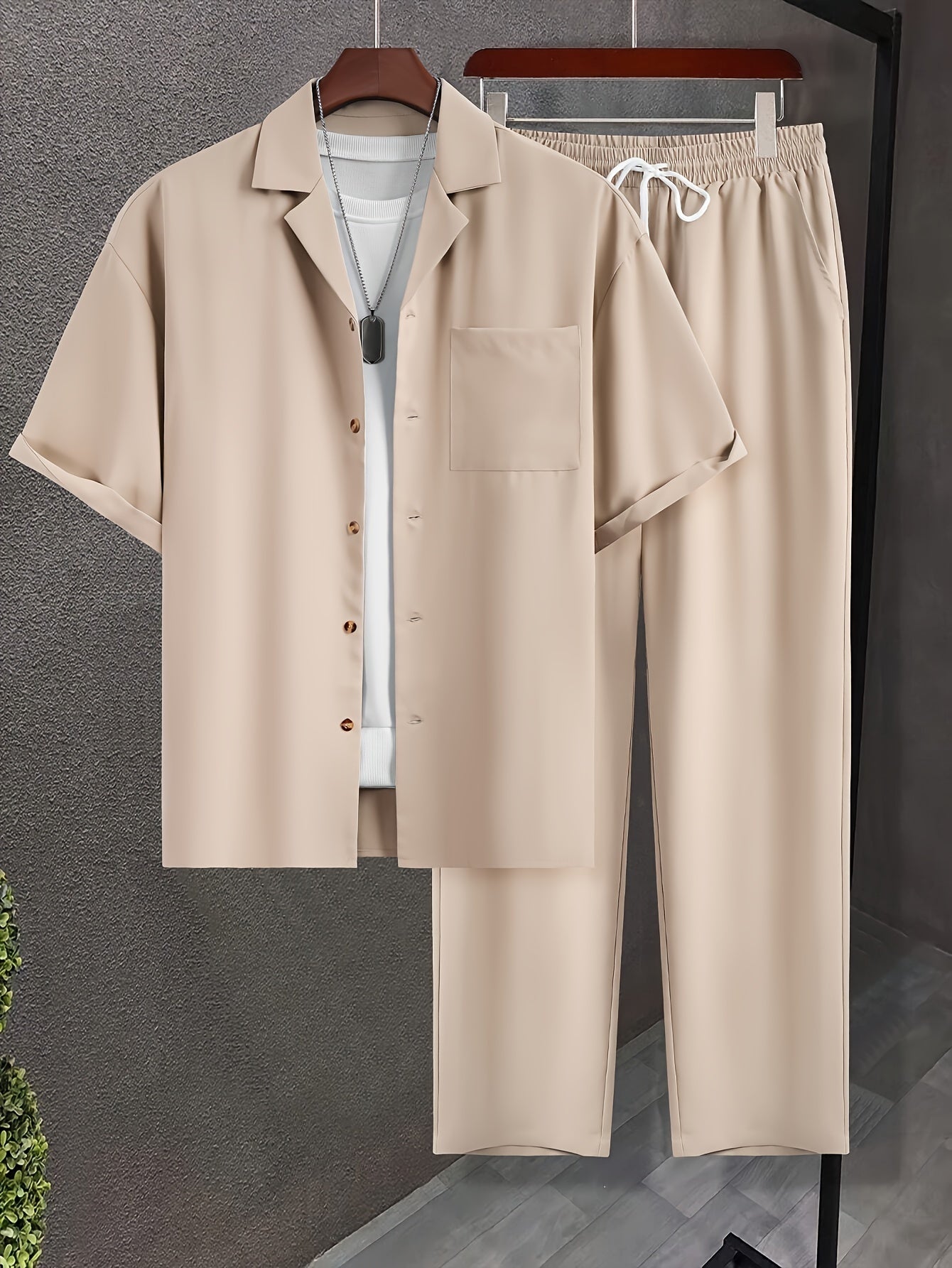 Men's Casual Suit-Inspired Set