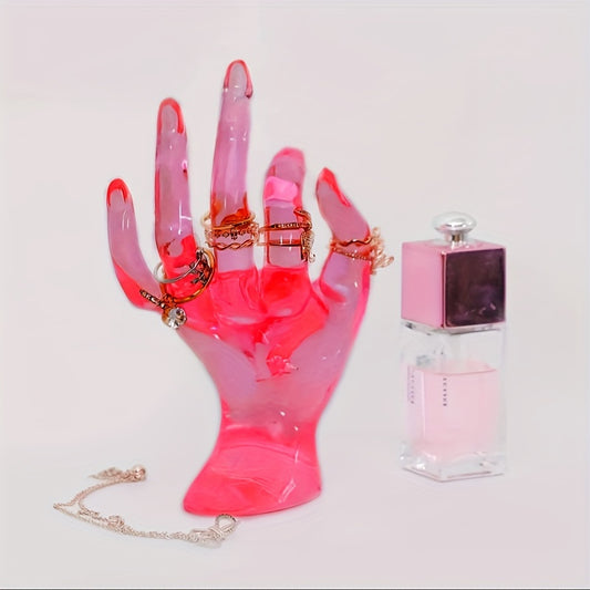 1pc Exquisite Hand-Shaped Jewelry Stand