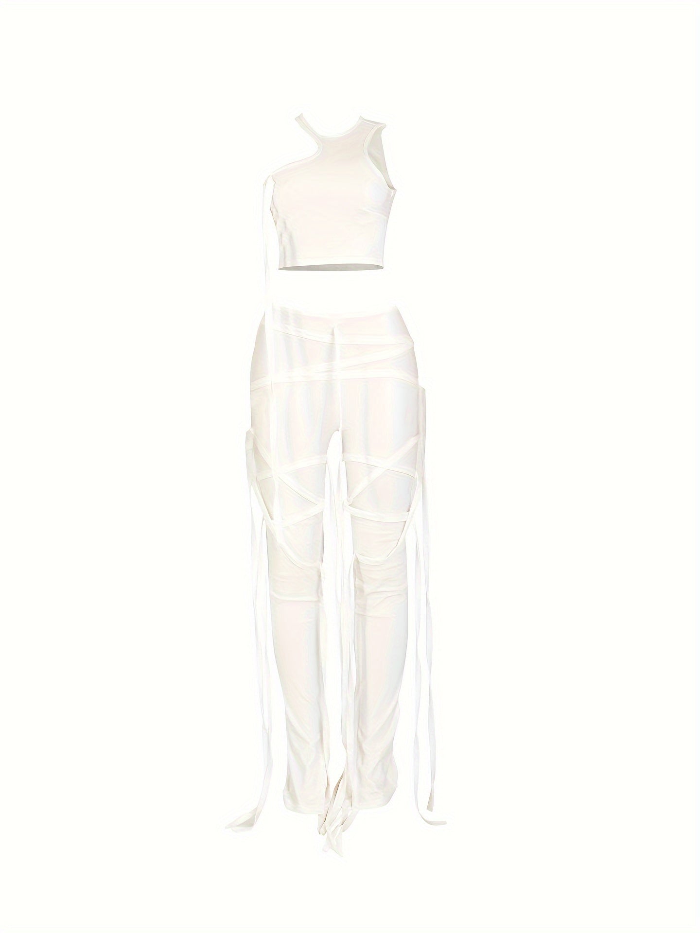 Solid Sexy Two-piece Set