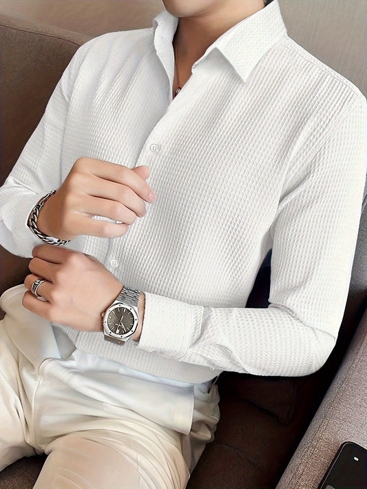 Long Sleeve Waffle Shirt
