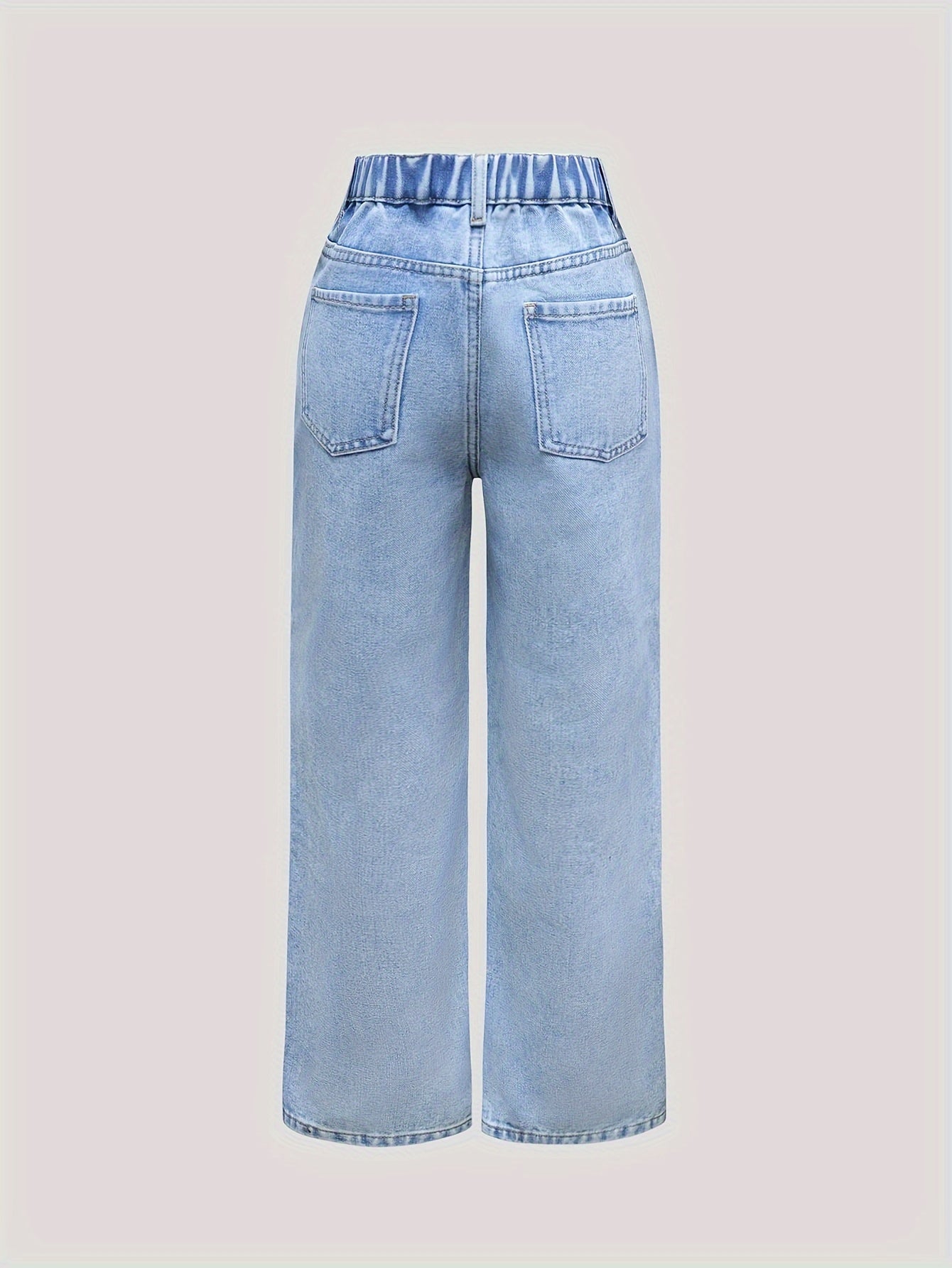 Trendy Street Style Wide-Leg Jeans