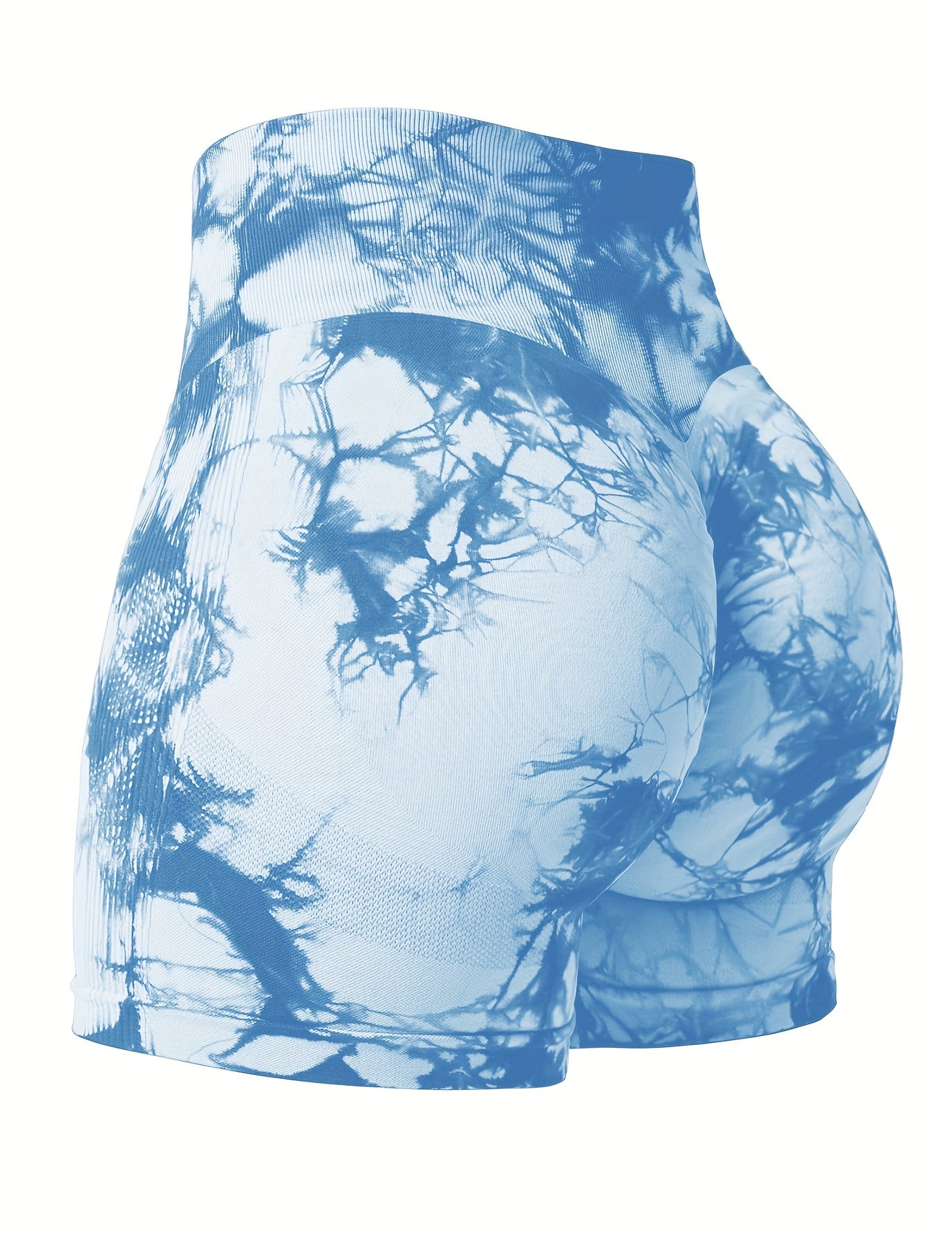 12 Pcs Tie-Dye Women's Fitness Shorts