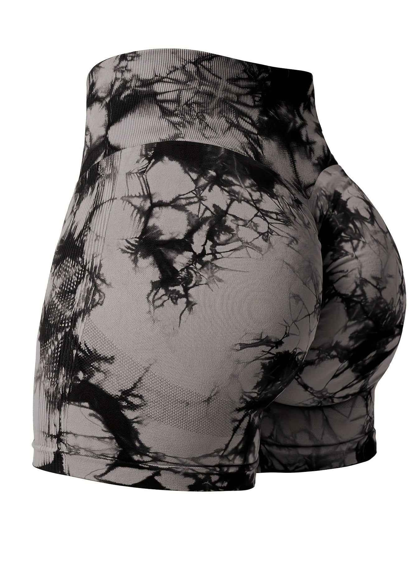 12 Pcs Tie-Dye Women's Fitness Shorts