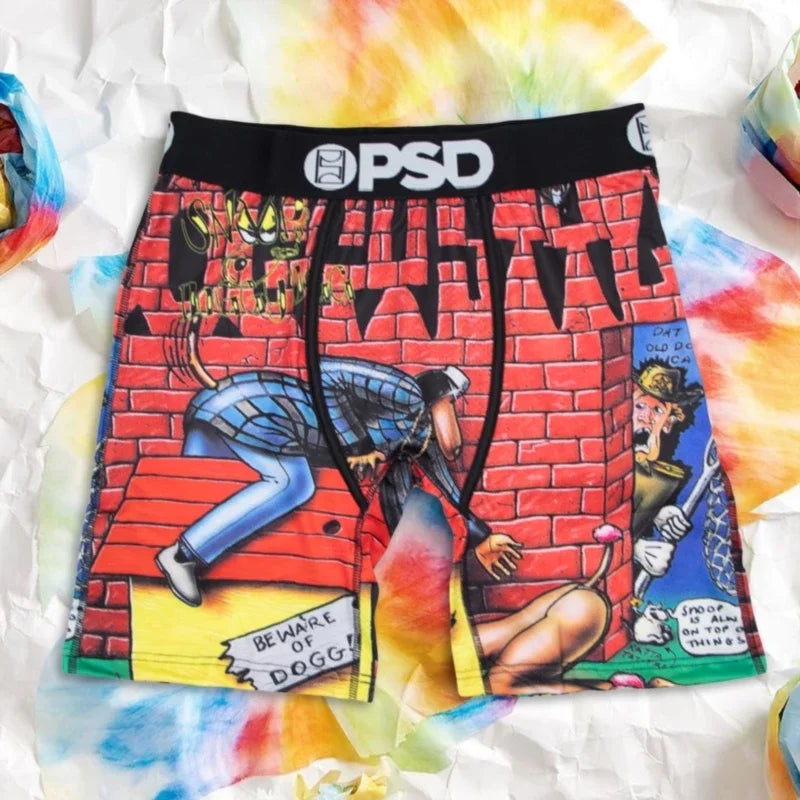 Sexy Men Underwear Boxers Printed Men's Breathable Boxershorts Men's Plus Size Men Boxer Briefs