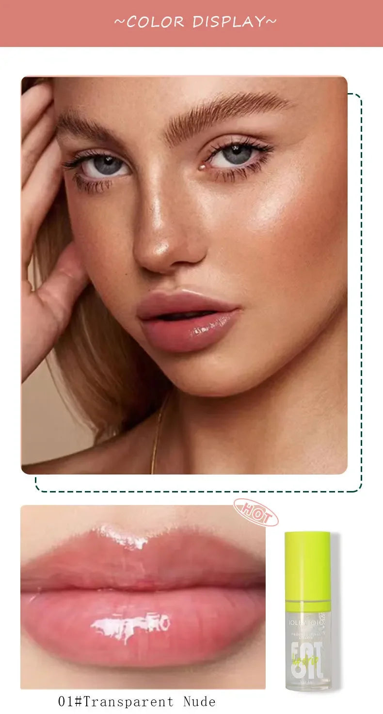 Hydrating Lip Glaze Lip Plumping Lip Gloss Oil