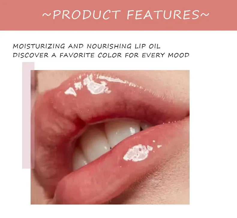 Hydrating Lip Glaze Lip Plumping Lip Gloss Oil