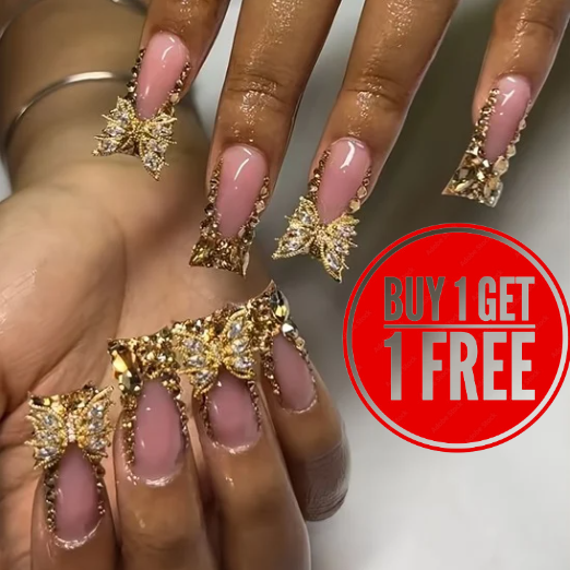 24pcs Luxe Brown Press-On Nails Set