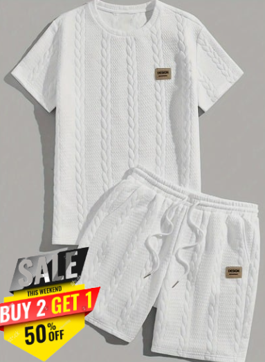 Men's Casual Knit Clothing Set
