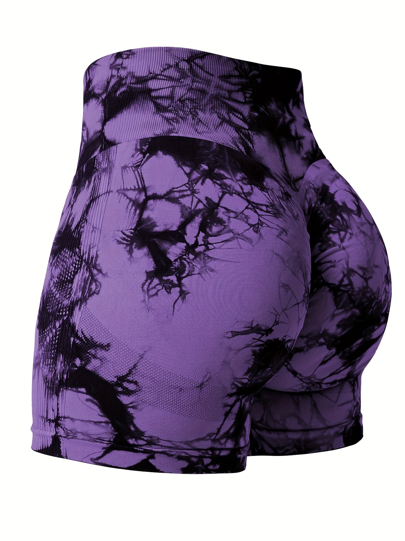 12 Pcs Tie-Dye Women's Fitness Shorts