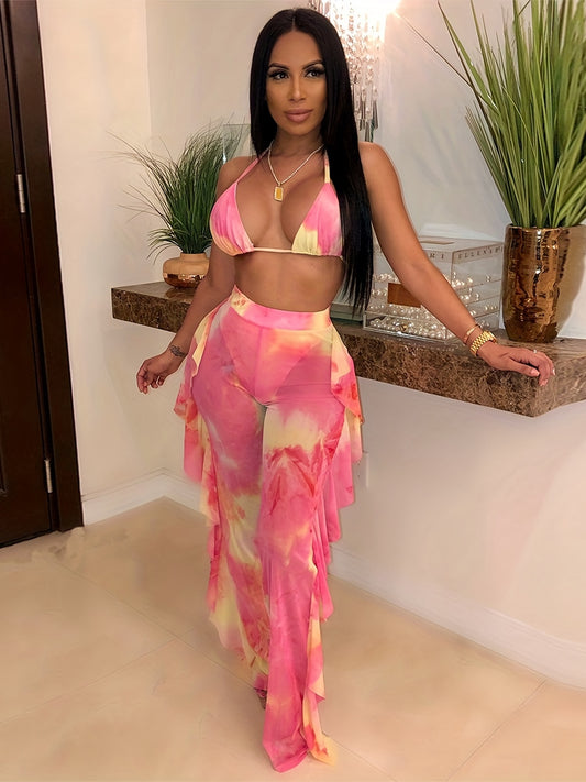 Flirty Tie Dye Two-piece Outfit