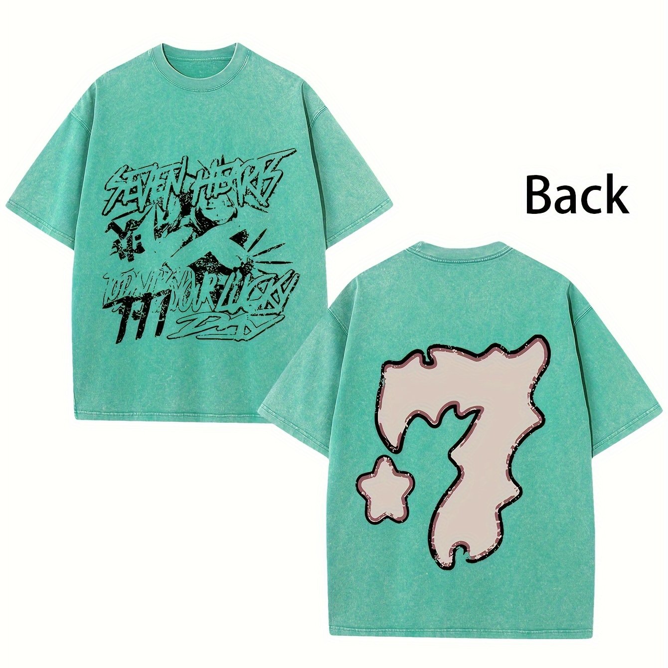 Retro Printed men's vintage round neck short sleeve cotton t-shirt