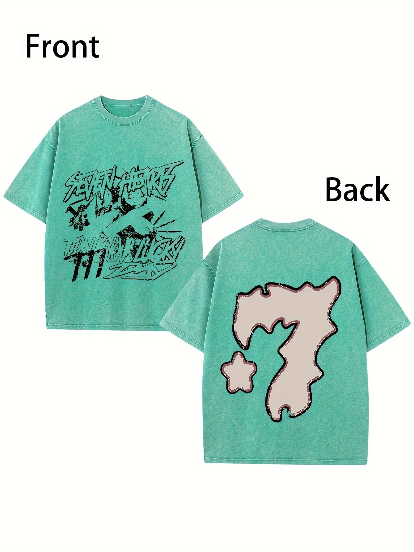 Retro Printed men's vintage round neck short sleeve cotton t-shirt