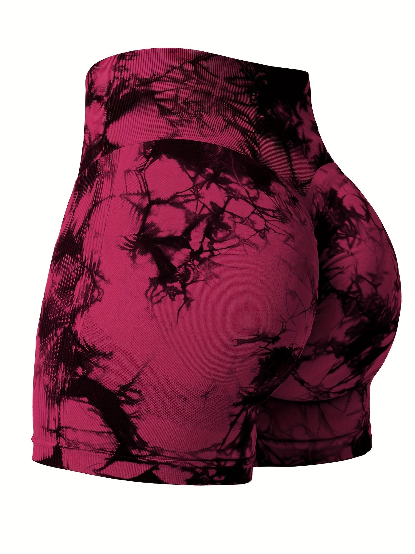 12 Pcs Tie-Dye Women's Fitness Shorts