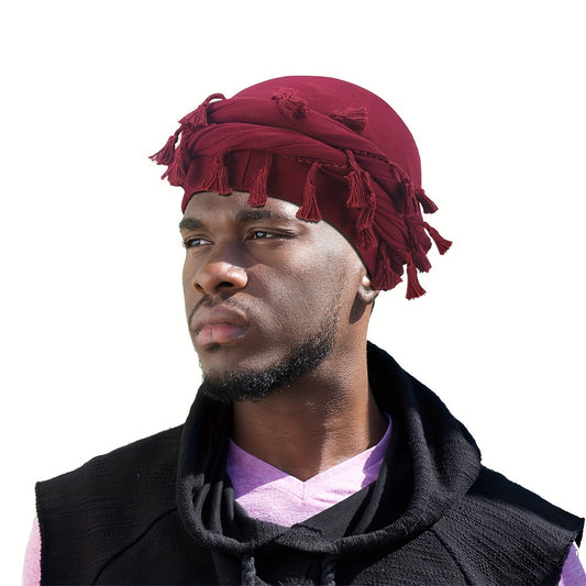 Mens Tassel Kufi Hat