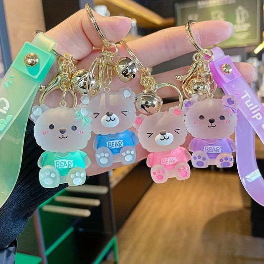 1pc Jelly Bear Keychain