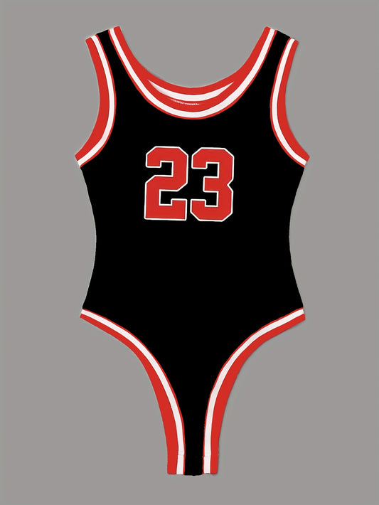 23 Print Sexy Bodysuit