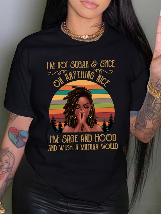 Portrait Print T-Shirt
